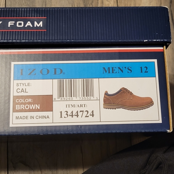 IZOD brown dress shoes - Picture 3 of 6